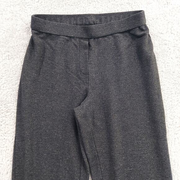 J Jill Pants Women's Small Wide Leg Elastic Waist Stretch Heathered Dark Gray - Picture 3 of 16